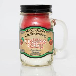 Our Own Candle Company Christmas Triple Mason Jar Candle 13oz.