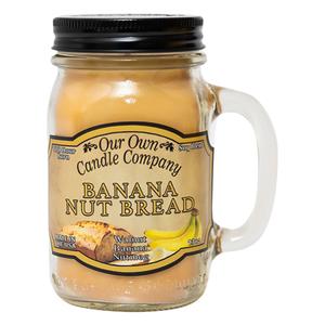 Our Own Candle Co. Banana Nut  Bread 13oz. Mason Jar Candle