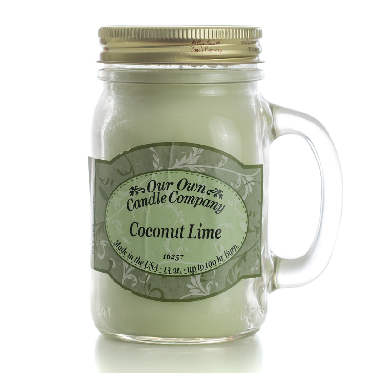 Our Own Candle Company Coconut Lime 13oz. Mason Jar Candle