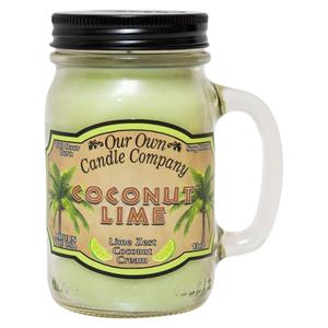 Our Own Candle Company Coconut Lime 13oz. Mason Jar Candle