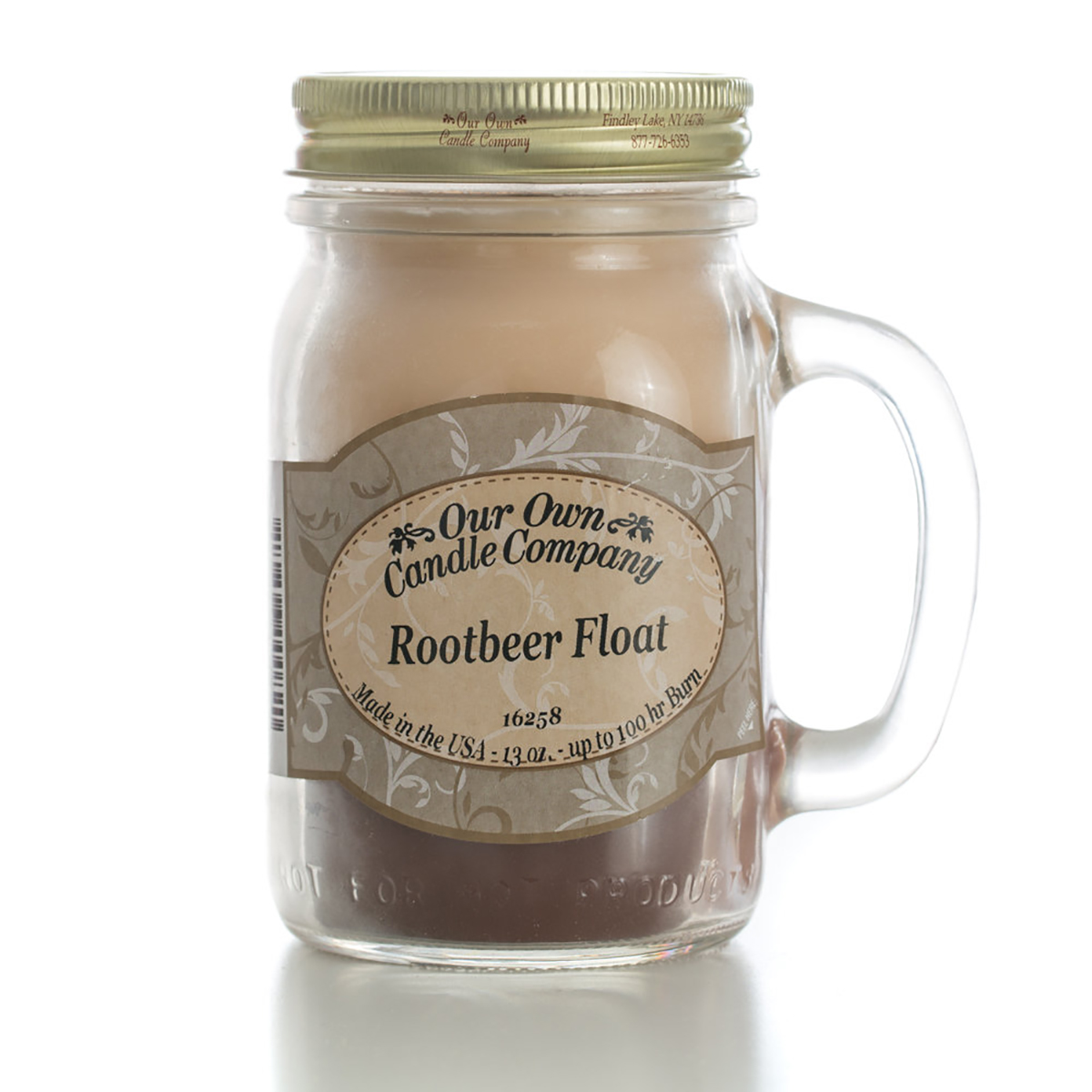 Our Own Candle Company 13oz. Root Beer Float Jar Candle