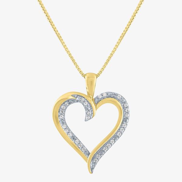Nova Star(R) 1/10ctw. Lab Grown Diamond Heart Pendant Necklace
