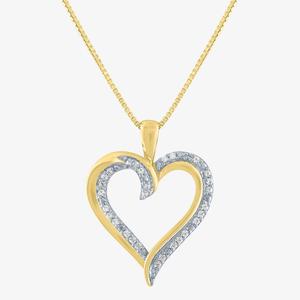 Nova Star(R) 1/10ctw. Lab Grown Diamond Heart Pendant Necklace