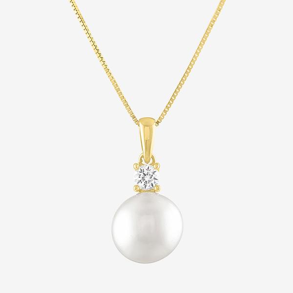 Gemstone Classics(tm) 10kt. Yellow Gold Fresh Water Pearl Pendant