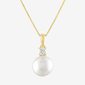 Gemstone Classics(tm) 10kt. Yellow Gold Fresh Water Pearl Pendant