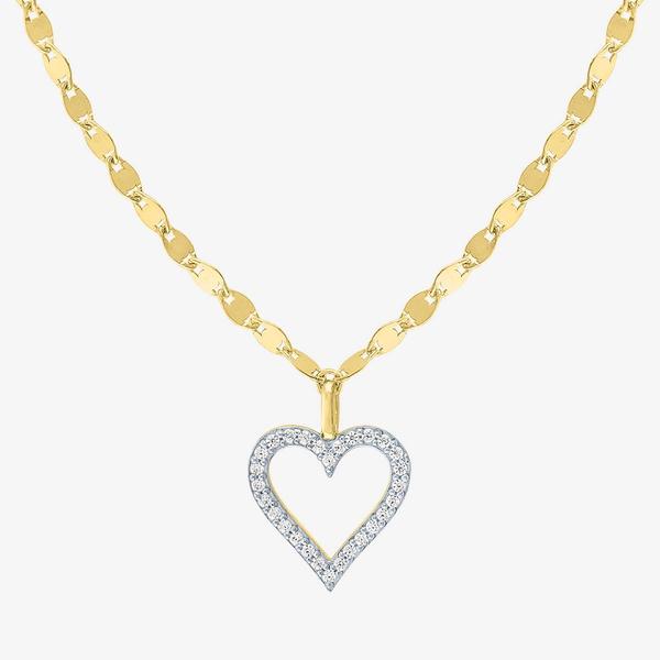 Nova Star(R) 1/10ctw. Lab Grown Diamond Heart Pendant Necklace