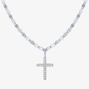 Nova Star(R) 1/10ctw. Lab Grown Diamond Cross Pendant Necklace