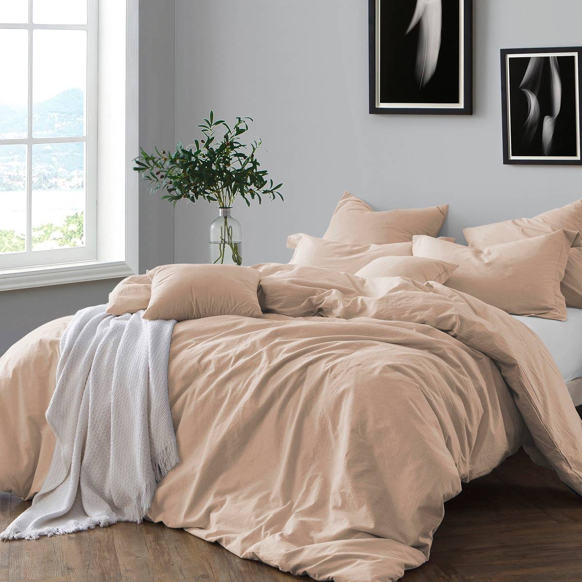 Cathay(R) Swift Home(R) Chambray Duvet Cover Set