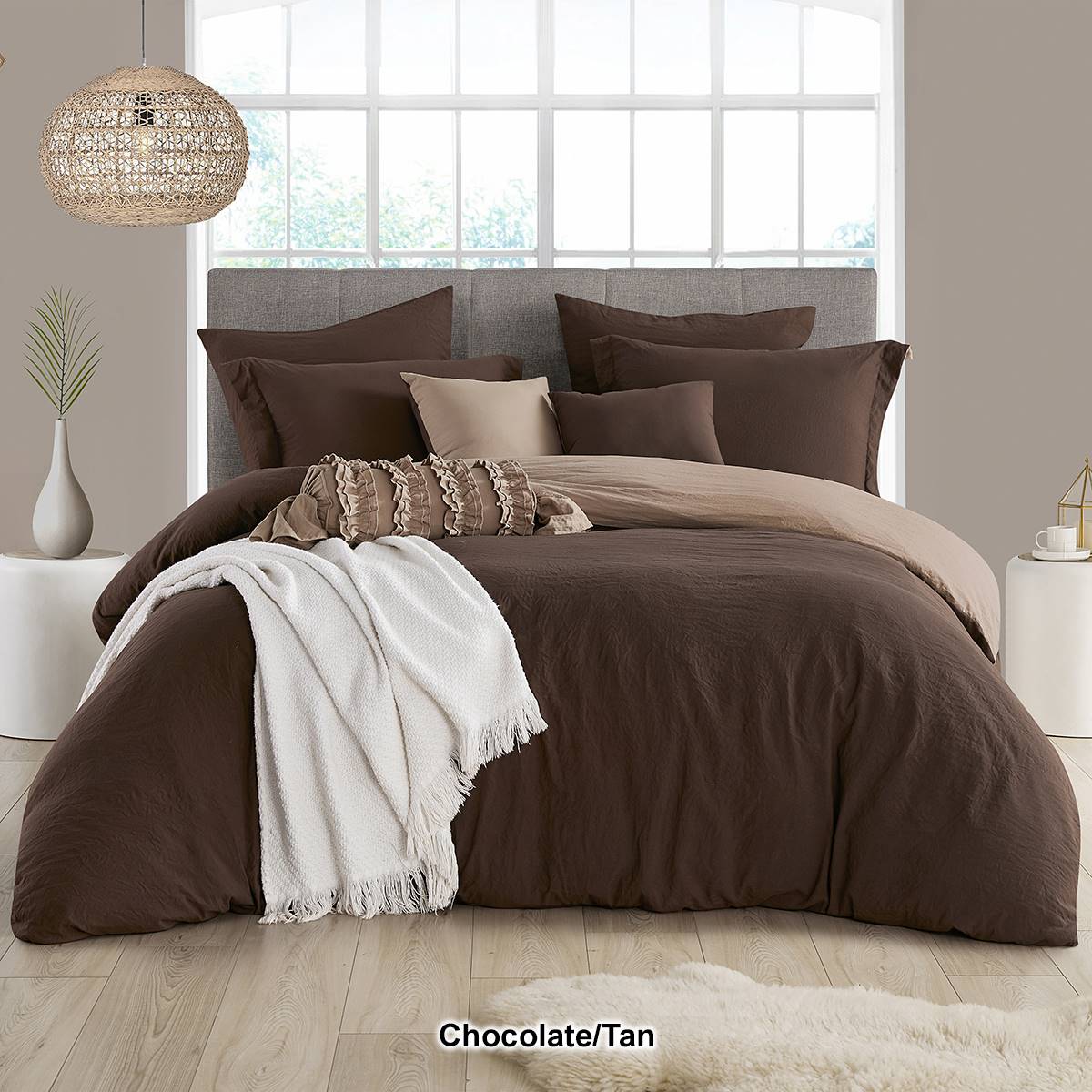 Cathay(R) Swift Home(R) Classic Microfiber Reversible Duvet Cover Set