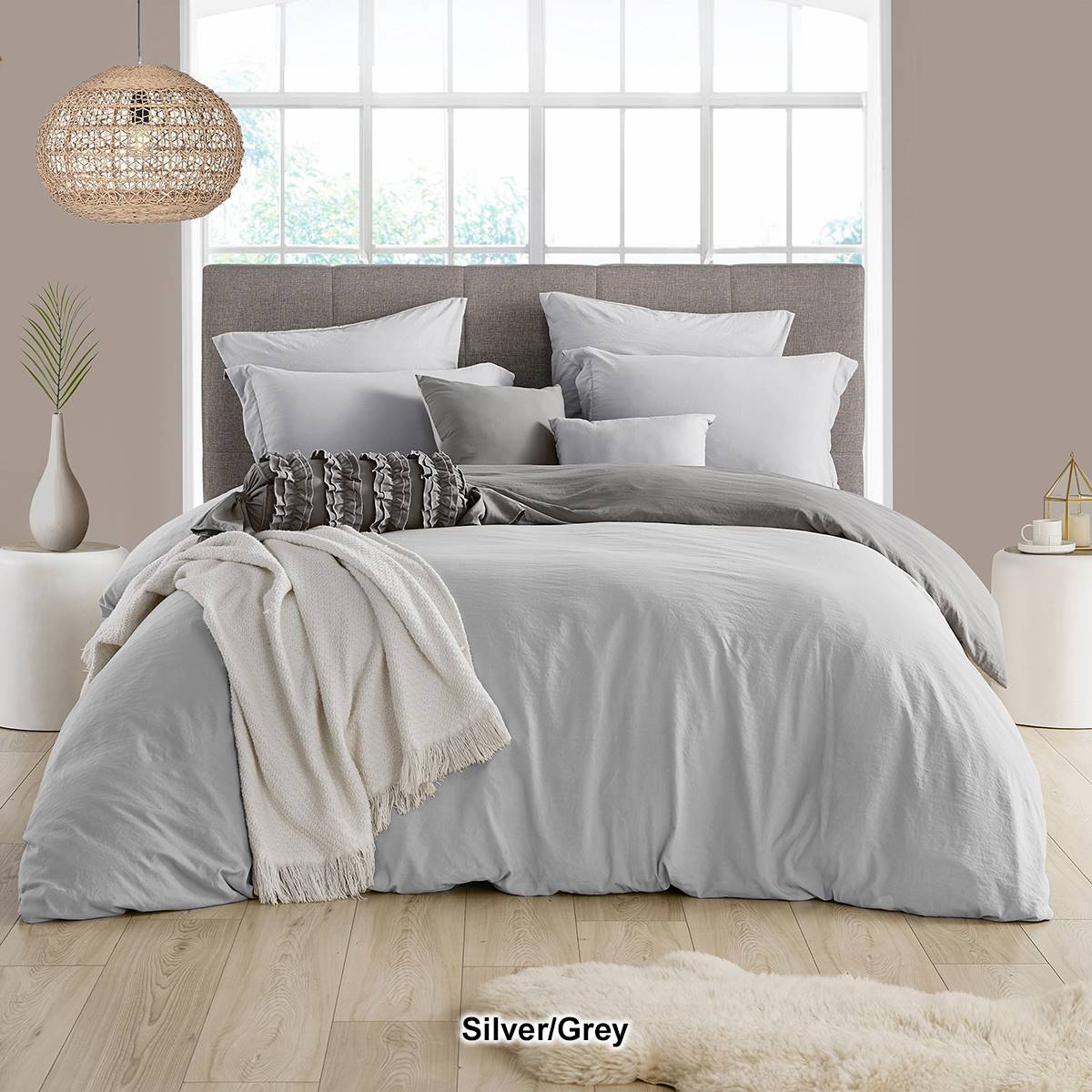 Cathay(R) Swift Home(R) Classic Microfiber Reversible Duvet Cover Set