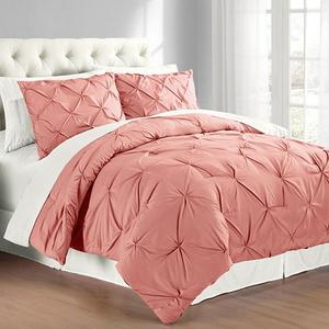 Swift Home Stylish Pinch Pleated 3pc. Comforter Set