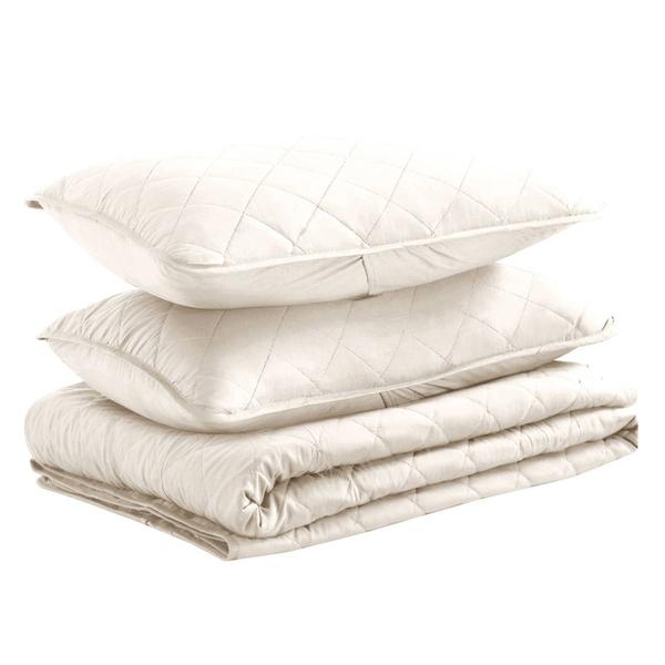 Swift Home Lightweight Diamond Stitched 3-Piece Quilt Set alternate view