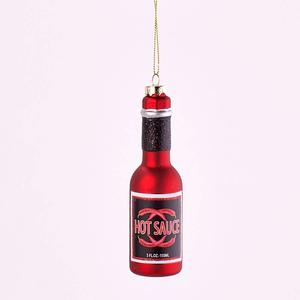 Glass Hot Sauce Ornament