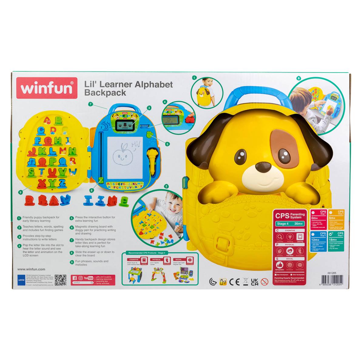 WinFun Lil' Learner Alphabet Backpack