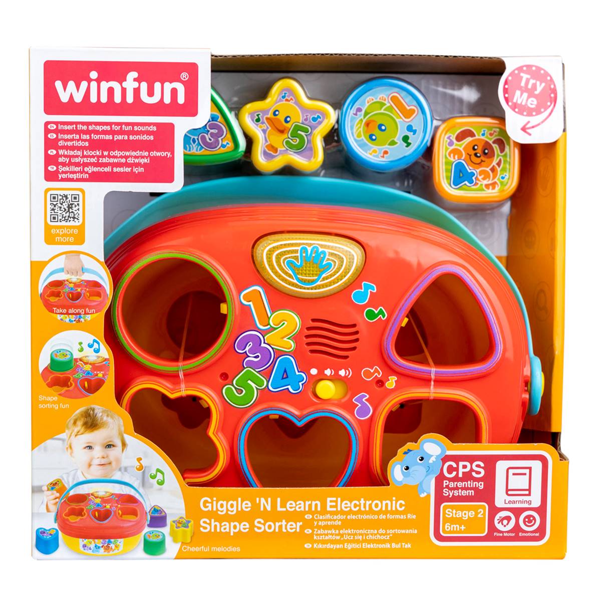 WinFun Giggle 'N Learn Electronic Shape Sorter