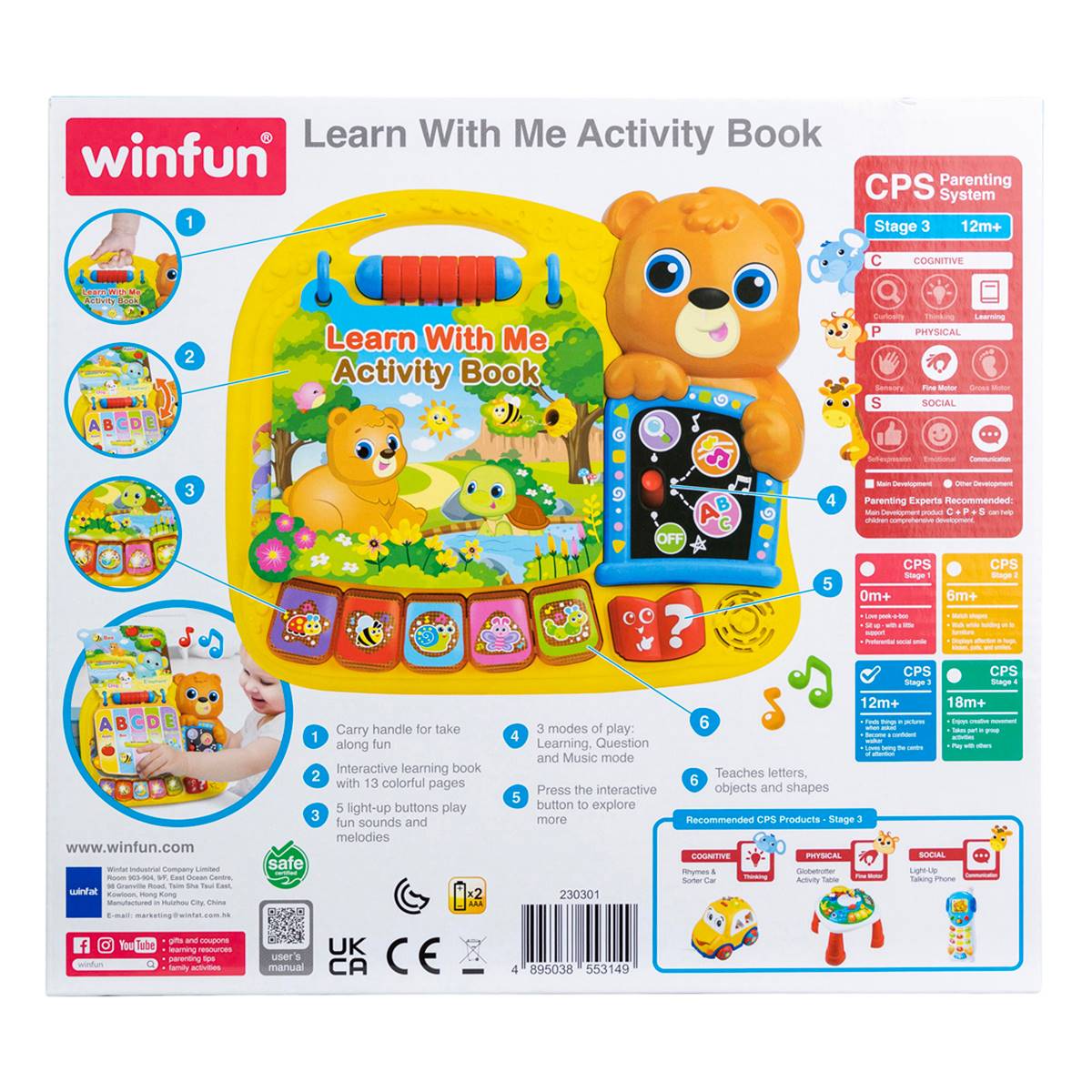 WinFun Learn With Me Activity Book