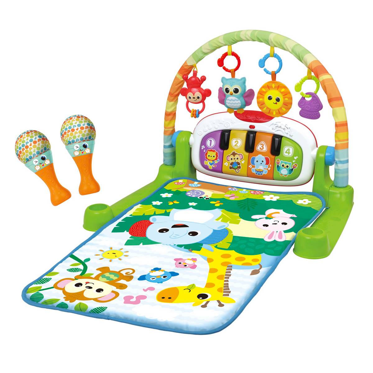 WinFun Jungle Pals Kick 'N Play Musical Gym