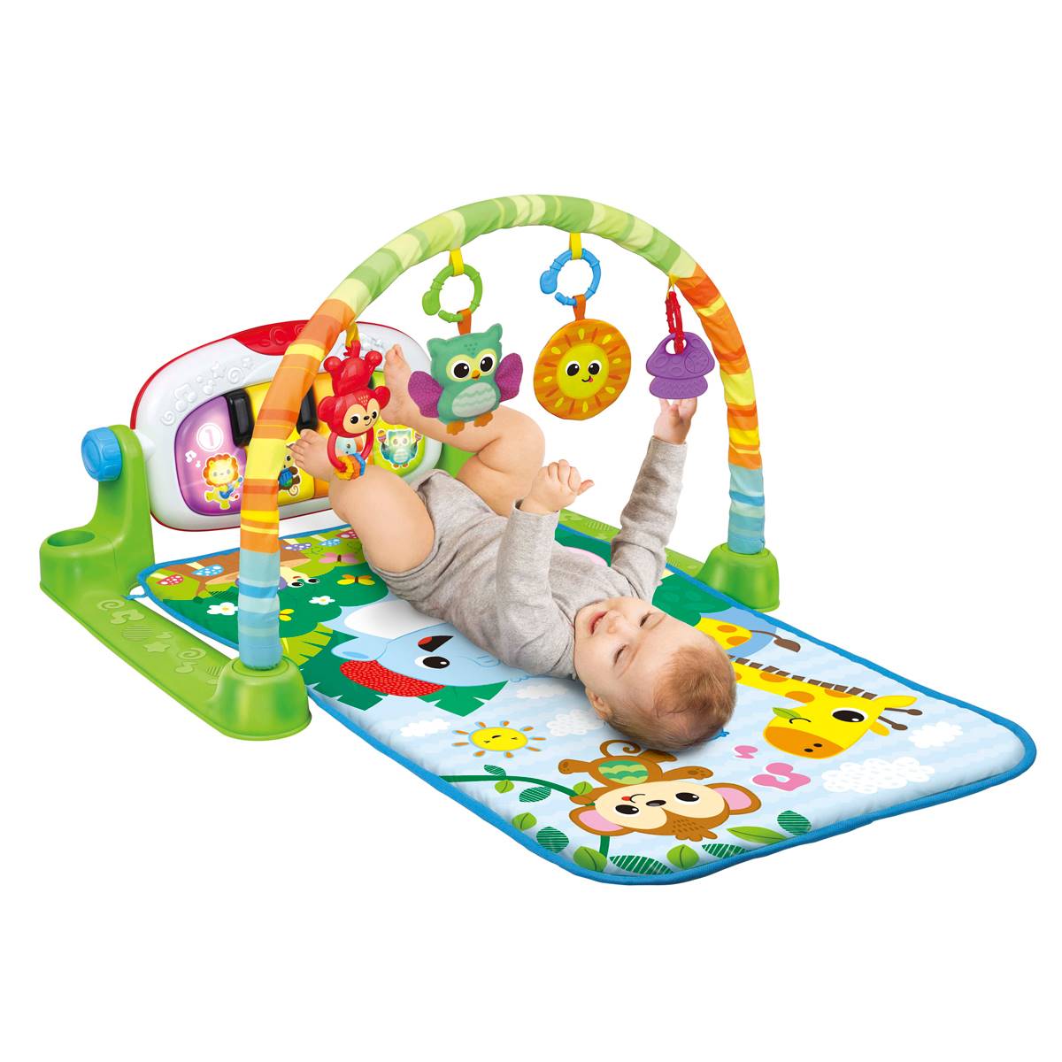 WinFun Jungle Pals Kick 'N Play Musical Gym