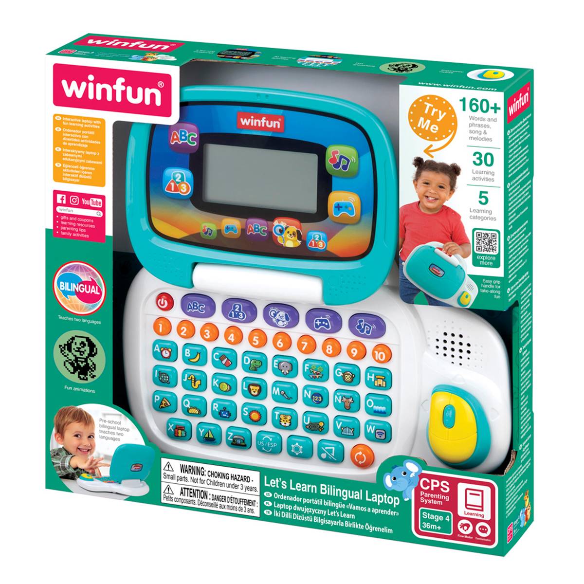 WinFun Portable Let's Learn Bilingual Laptop