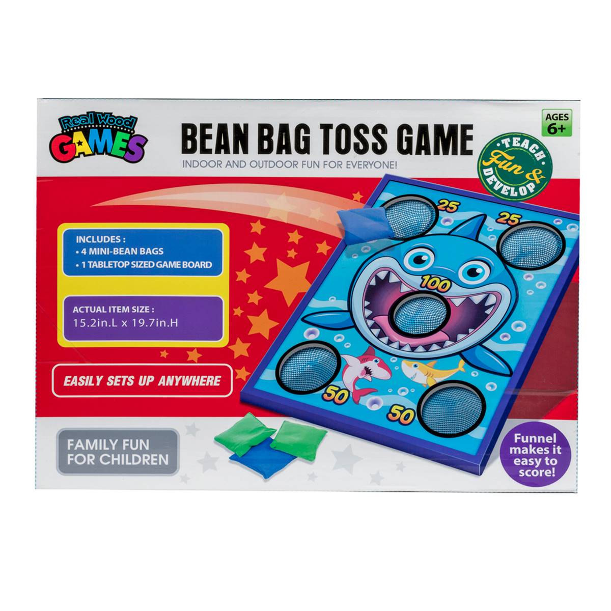 Homeware Shark Bean Bag Toss Game