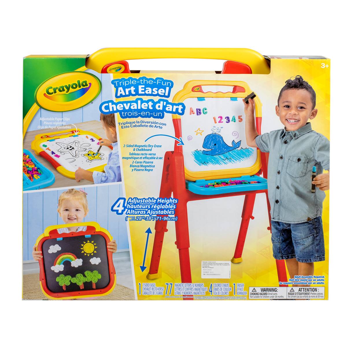 Grow'n Up Crayola(R) Triple The Fun Art Easel