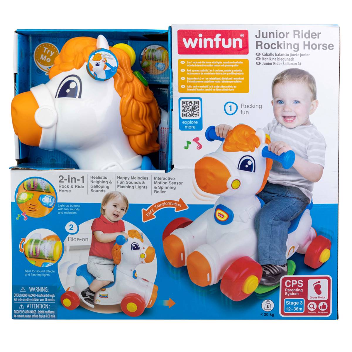 WinFun Junior Rider Rocking Horse