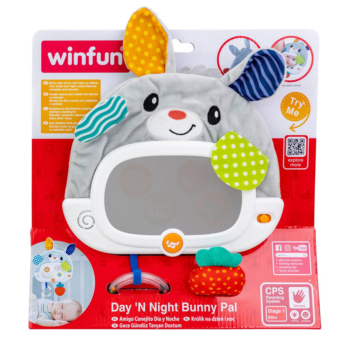 WinFun Day 'n Night Bunny Pal