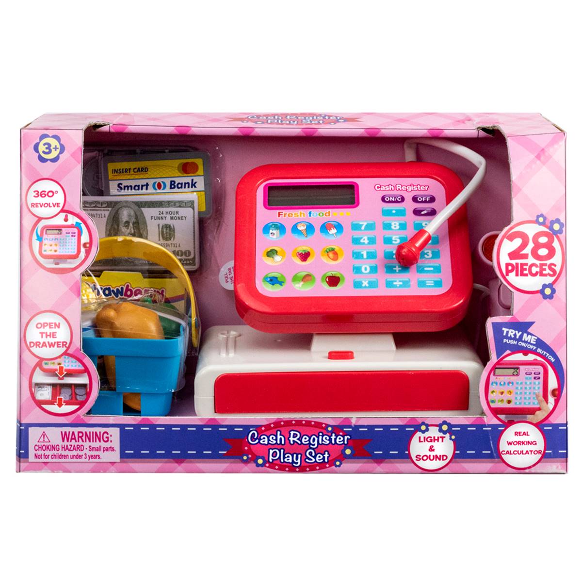 Huajun Toys 28pc. Cash Register Playset