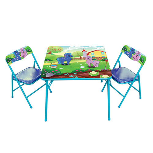 GENER8 Pony Table & Chairs - Blue