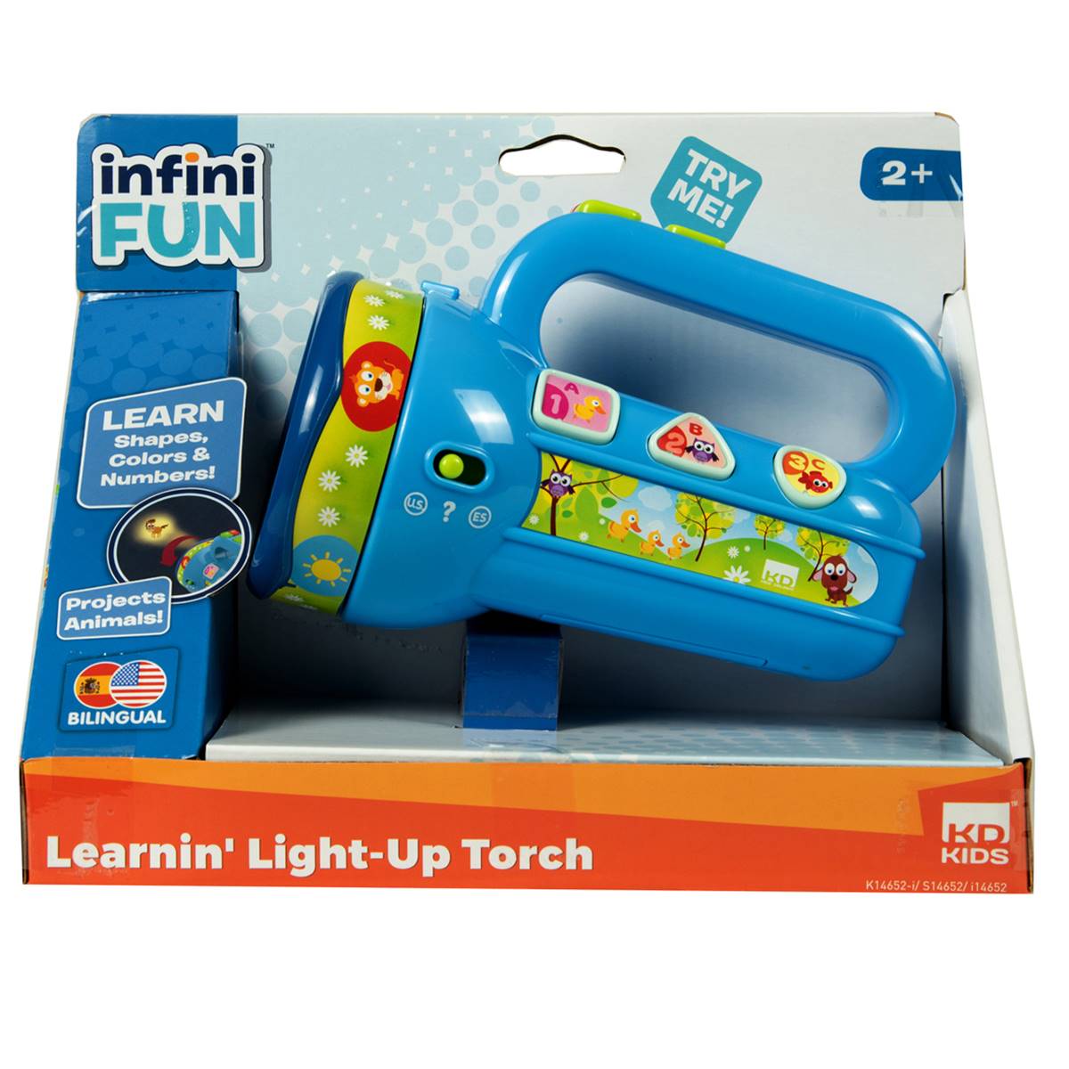 Kidz Delight Fun And Learnin' Light-Up Torch Projector