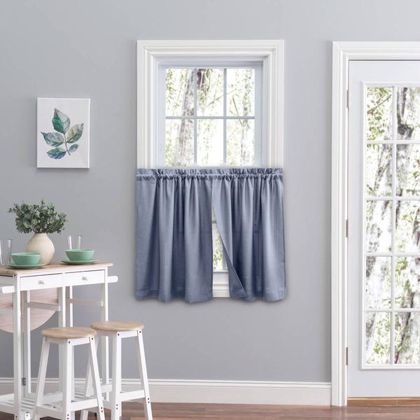 Ricardo(R) Glasgow Tier Kitchen Curtain Pair