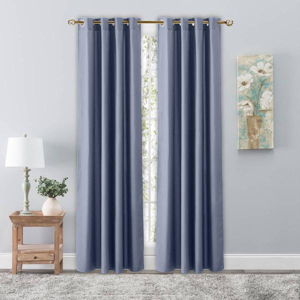 Ricardo(R) Glasgow Grommet Curtain Panel with Wand