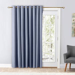 Ricardo(R) Glasgow Grommet Patio Curtain Panel with Wand - 112x84