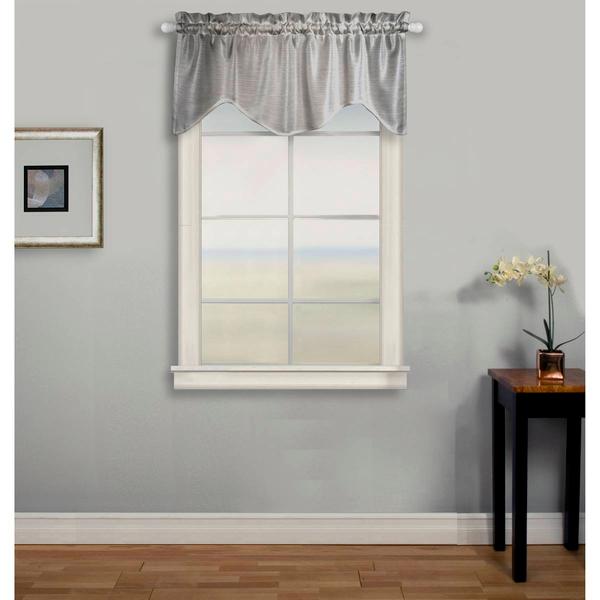 Clarendon Textured Woven Corded M-Valance - 54x17