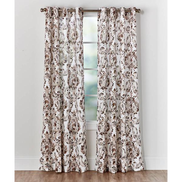 Chateau Printed Textured Curtains alternate view