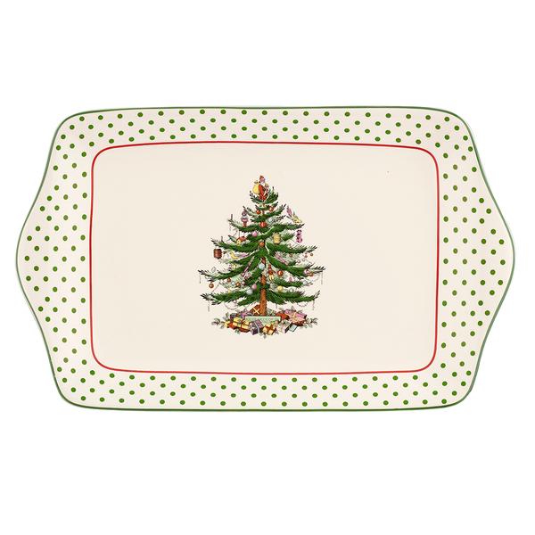 Portmeirion Polka Dot Dessert Tray