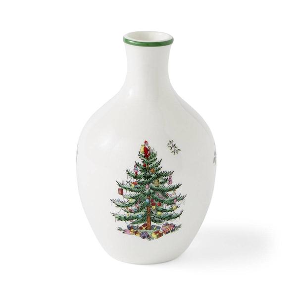 Spode Christmas Tree 6in. Posy Vase alternate view