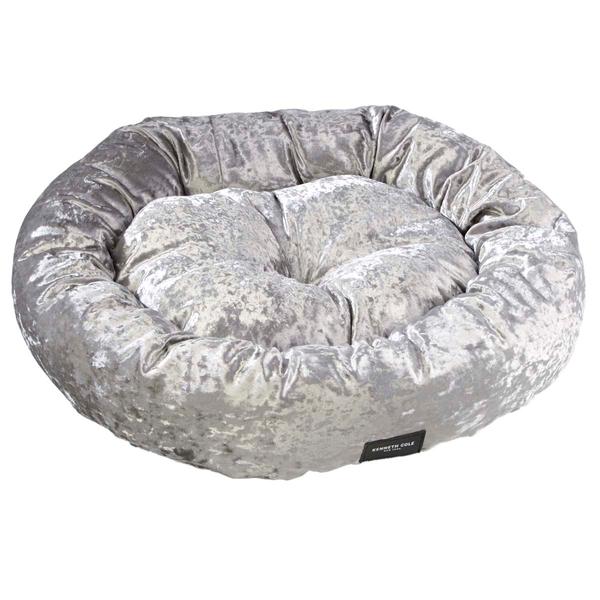 Kenneth Cole(R) New York Velveteen Luxury Pet Bed - Grey