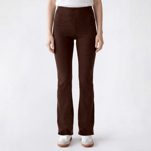 Juniors Cotton Candy Butter Soft High Waist Flare Pants