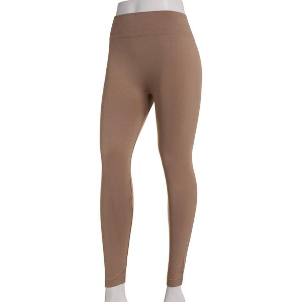 Plus Size Runway Ready Fleece Lined High Waist Solid Leggings