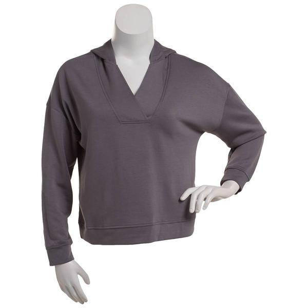 Womens Runway Ready Long Sleeve Solid Soft Hoodie alternate view