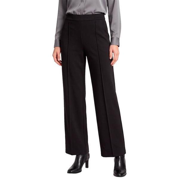 Womens Runway Ready Soft Pull On Trouser Pants with Front Seam