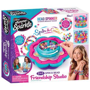 Cra-Z-Art(tm) Shimmer 'N Sparkle Spin & Bead Friendship Bracelets