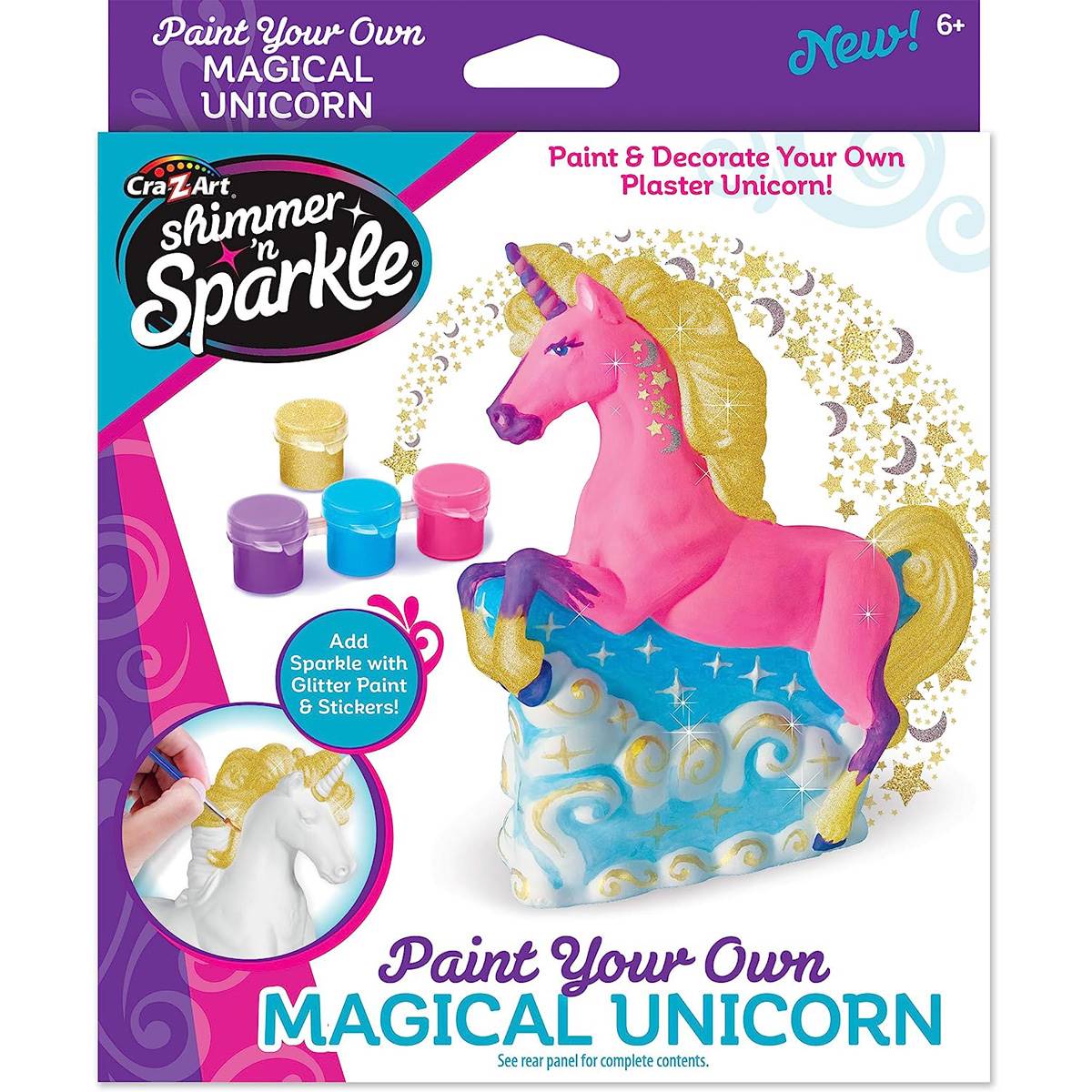 Cra-Z-Art(tm) Shimmer 'n Sparkle Paint Your Own Magical Unicorn