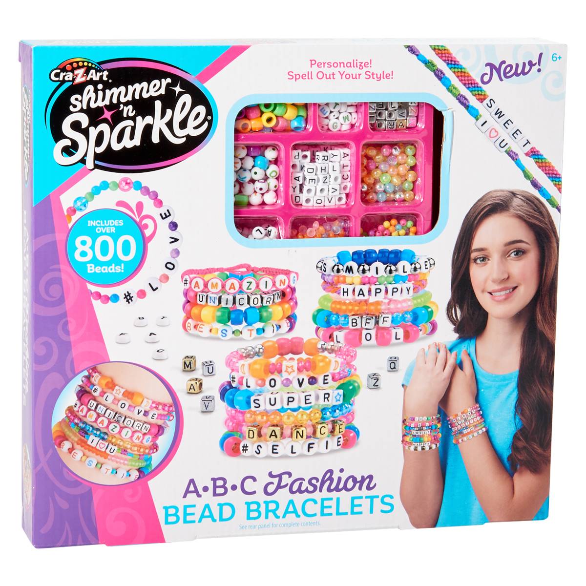 Cra-Z-Art(tm) Shimmer 'n Sparkle ABC Fashion Beads