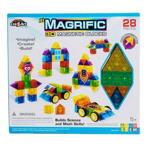 Cra-Z-Art(tm) 28pc. Magrific Magnetic Blocks