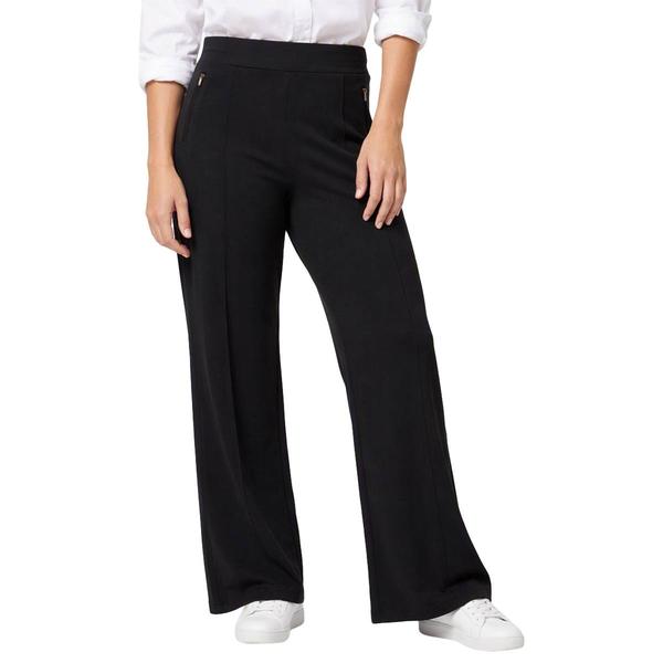 Womens Soho Apparel Pull On Wide Leg Front Seam Pants alternate view