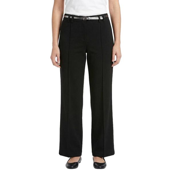 Womens Soho Apparel Pull On Wide Leg Snake Belt Casual Pants