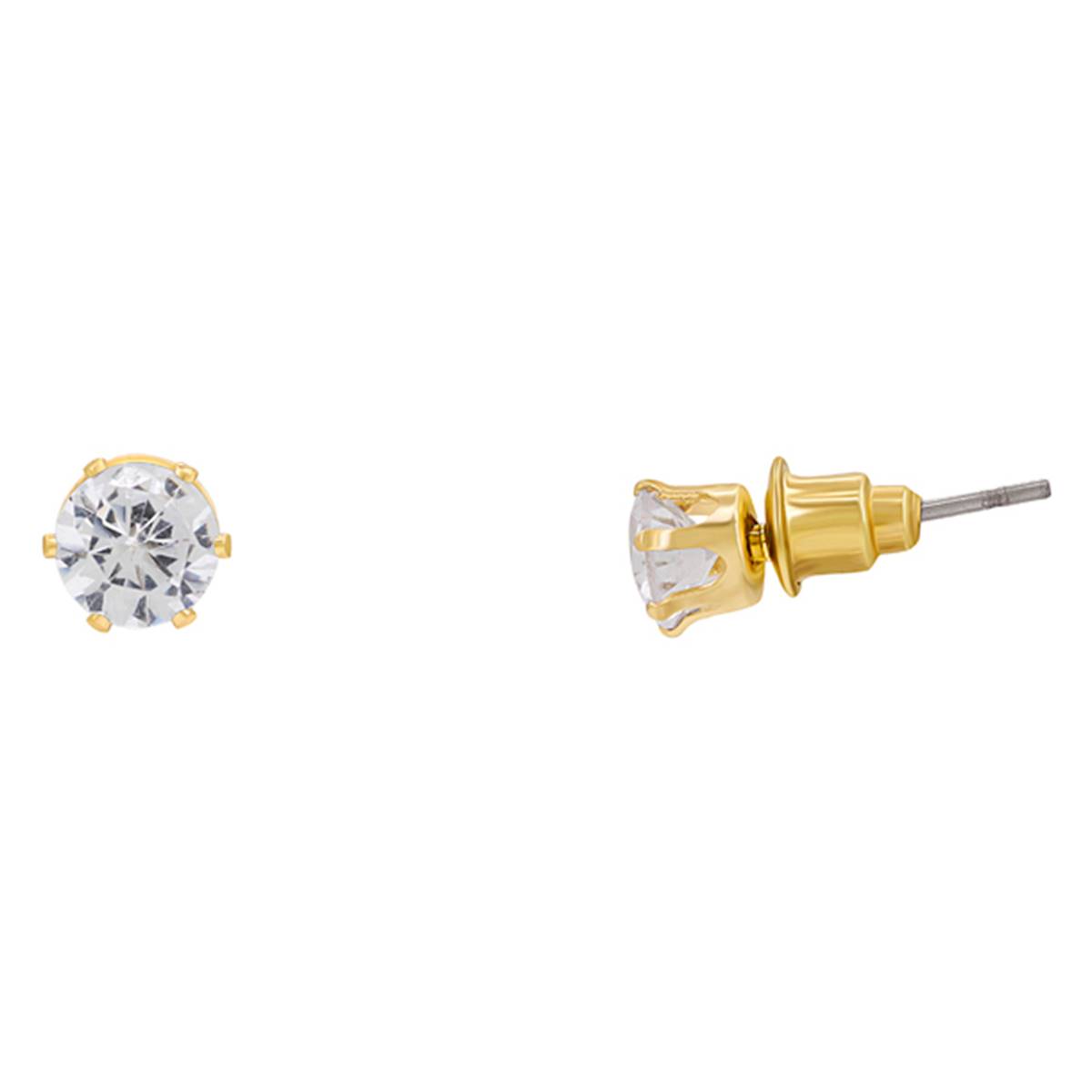 Design Collection Gold-Tone CZ 3pc. Earrings Set