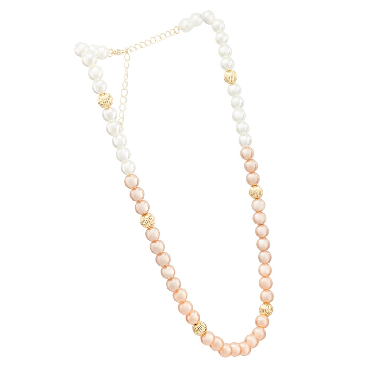 Design Collection Gold-Tone Pearl Necklace